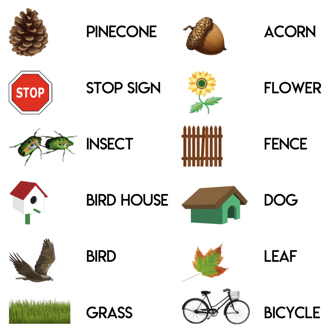 Free Printable Neighborhood Scavenger Hunt for Toddlers and Big Kids