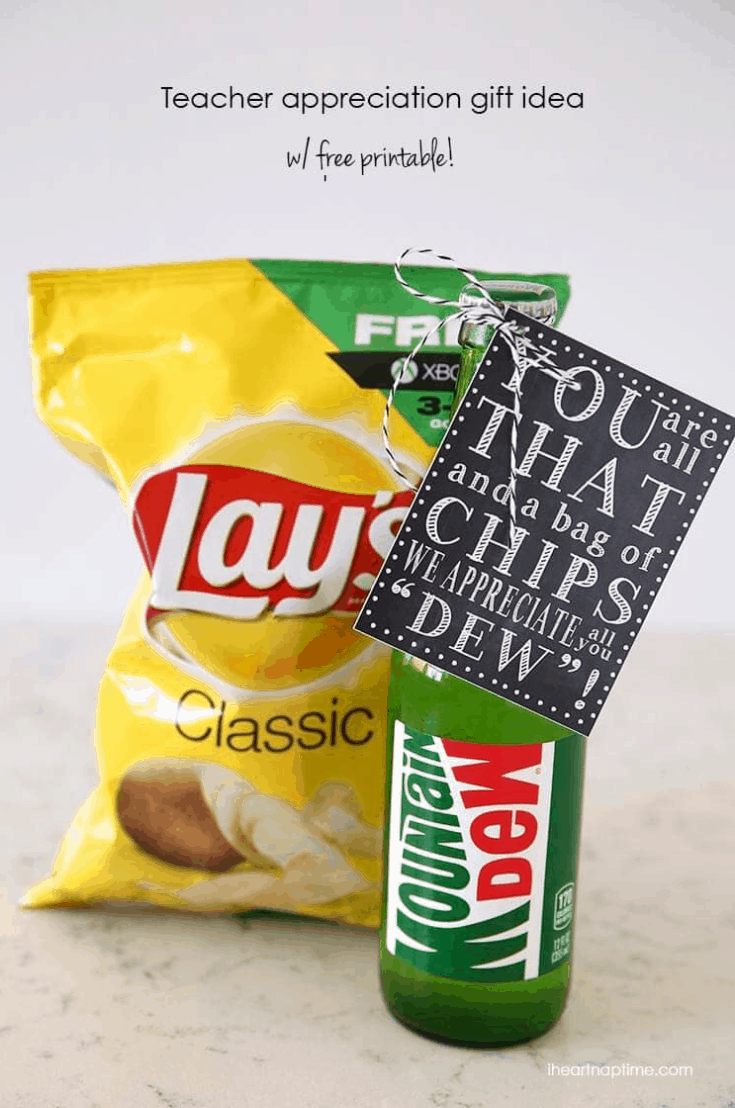 Teacher Appreciation Printables: Fun Free Tags for Teacher Gifts!
