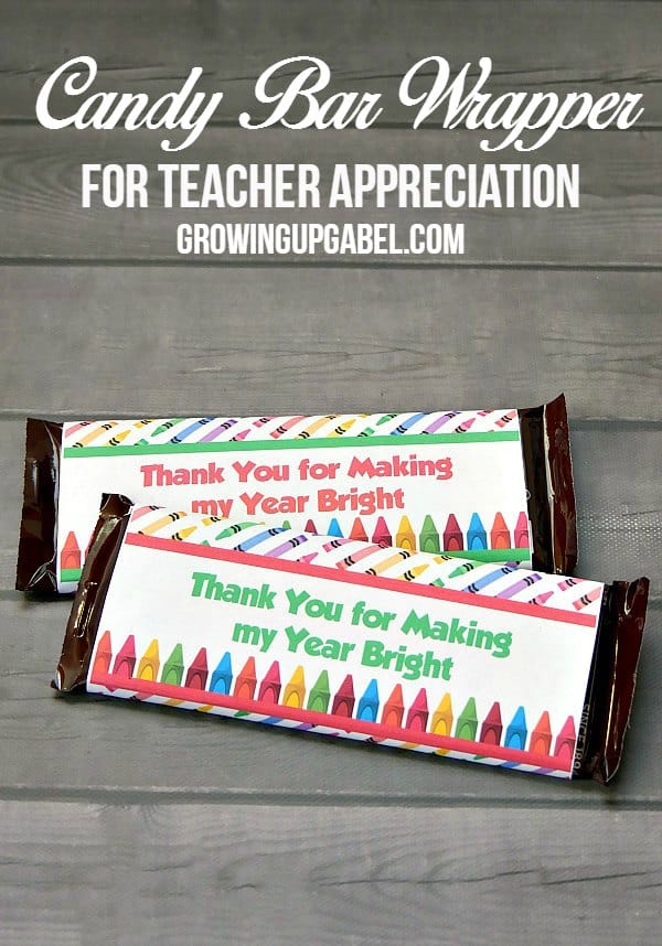 teacher appreciation printables candy bar wrapper