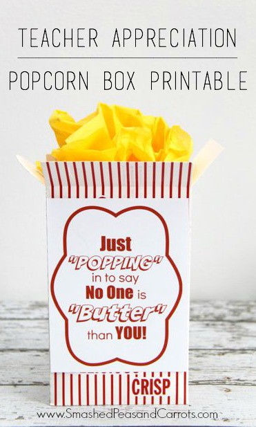 teacher appreciation printables popcorn box