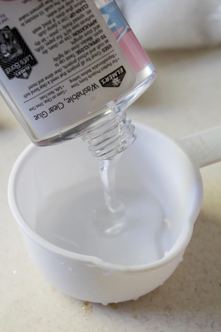 How to make Clear Glue at home using water 2 Ingredients Only! Homemade  Glue 