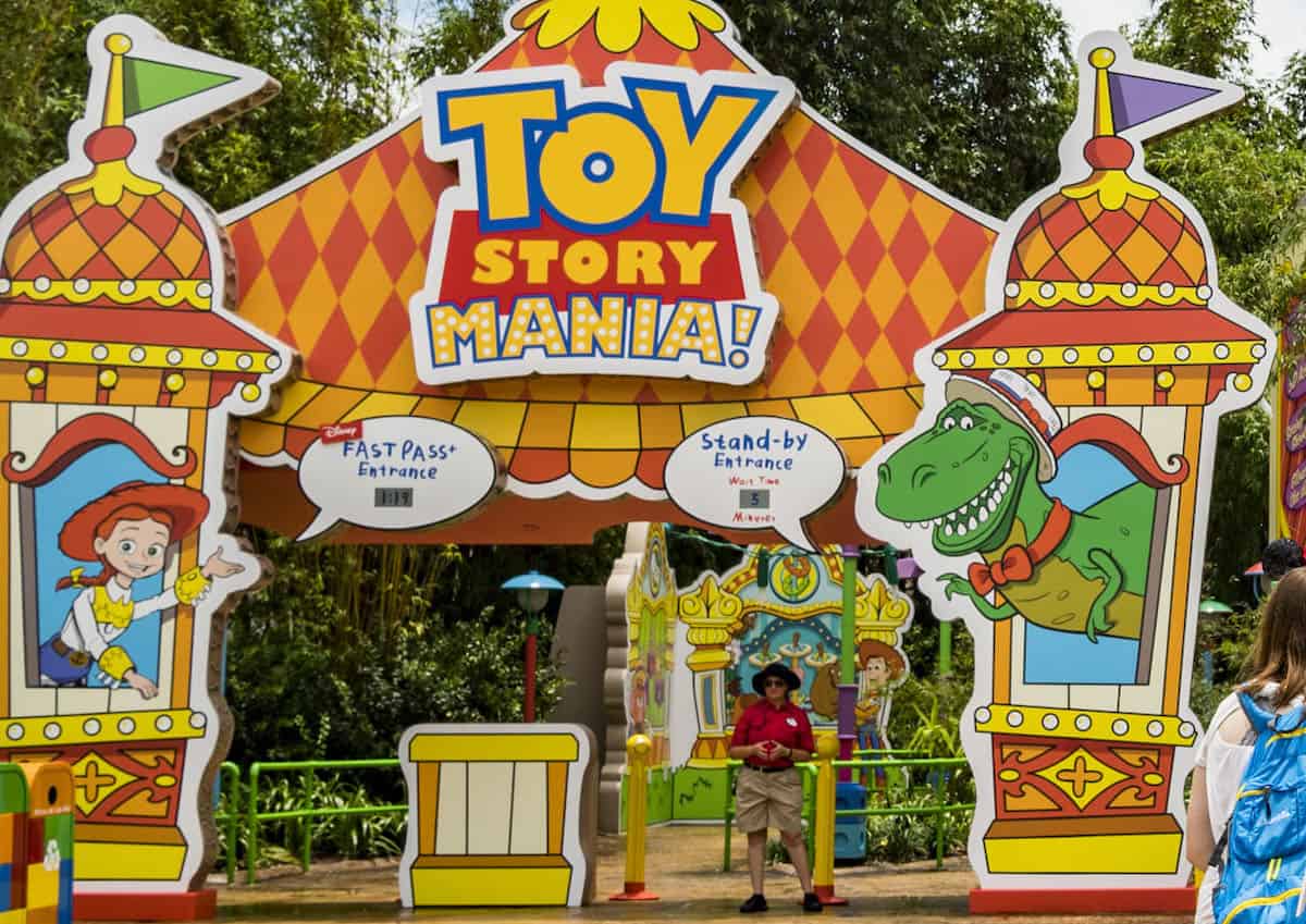 Disney Toy Story Land Toy Story Mania ride