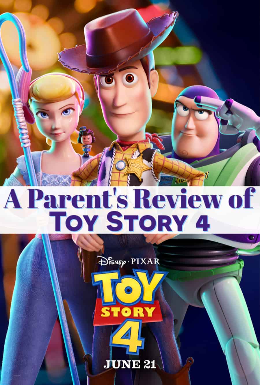 Toy Story 4 parent review guide