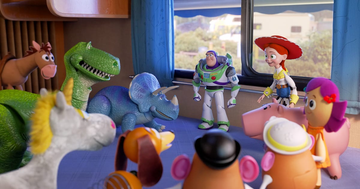 Toy Story 4 parent review toys in camper