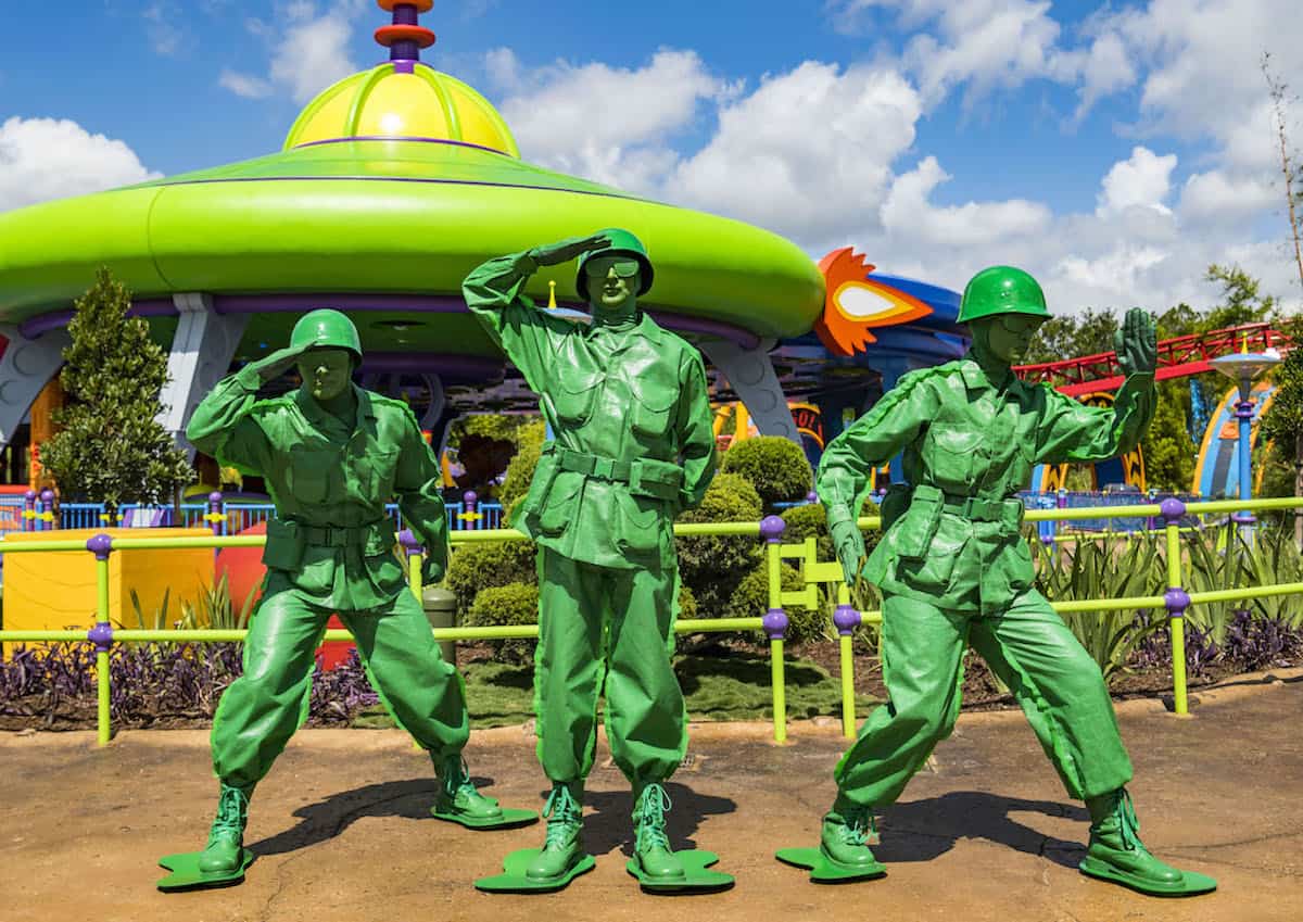 Toy Story Land Green Army men