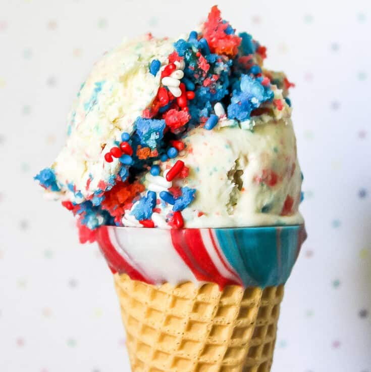 Birthday cake ice cream recipe