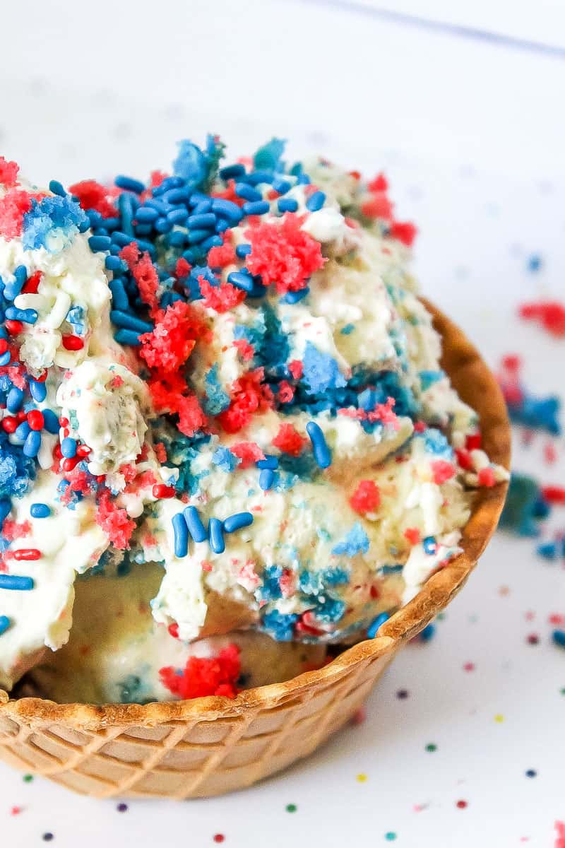 Birthday cake ice cream recipe