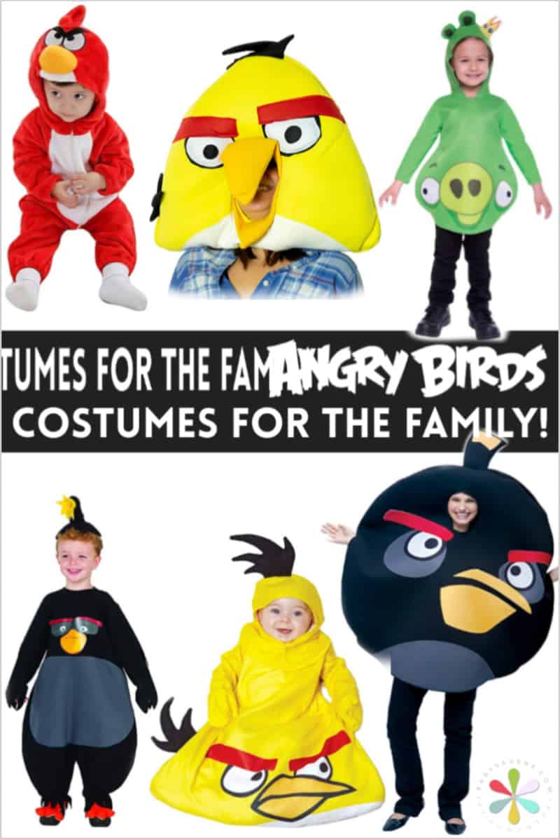 angry birds costumes for the family