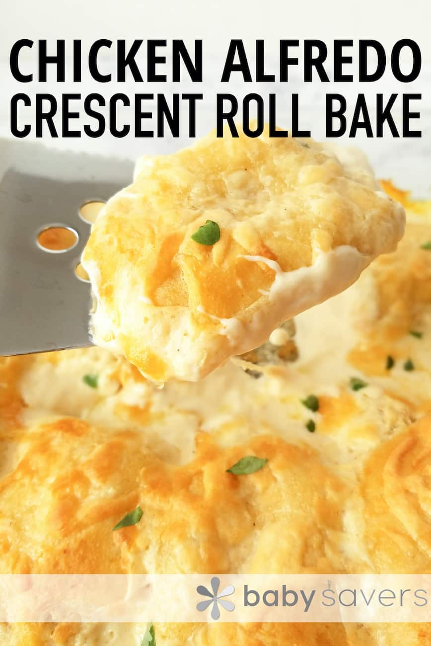 chicken alfredo crescent rolls