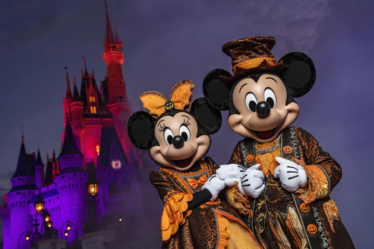 Mickey's Not So Scary Halloween Party characters