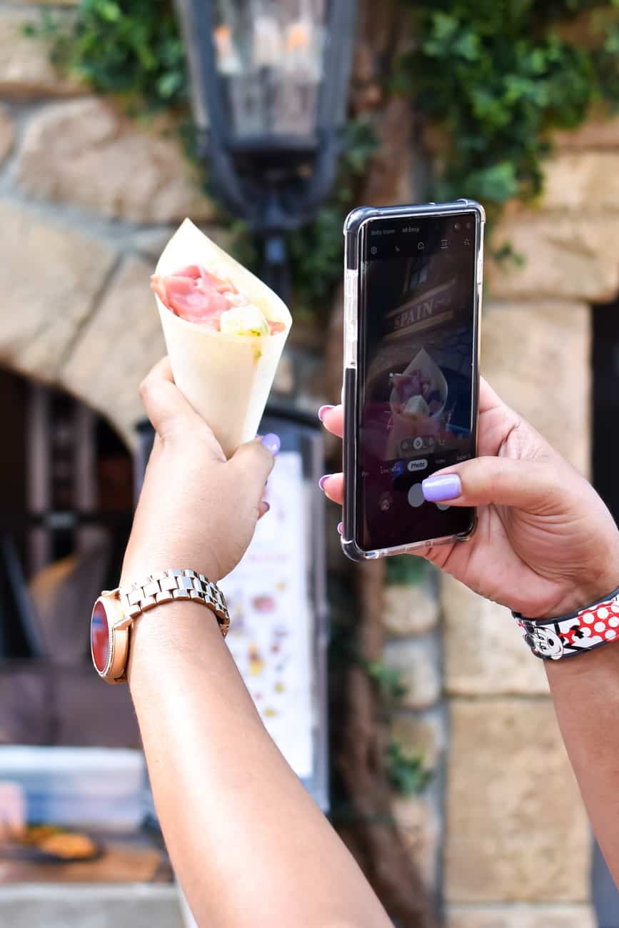 Best snacks at Epcot charcuterie cone