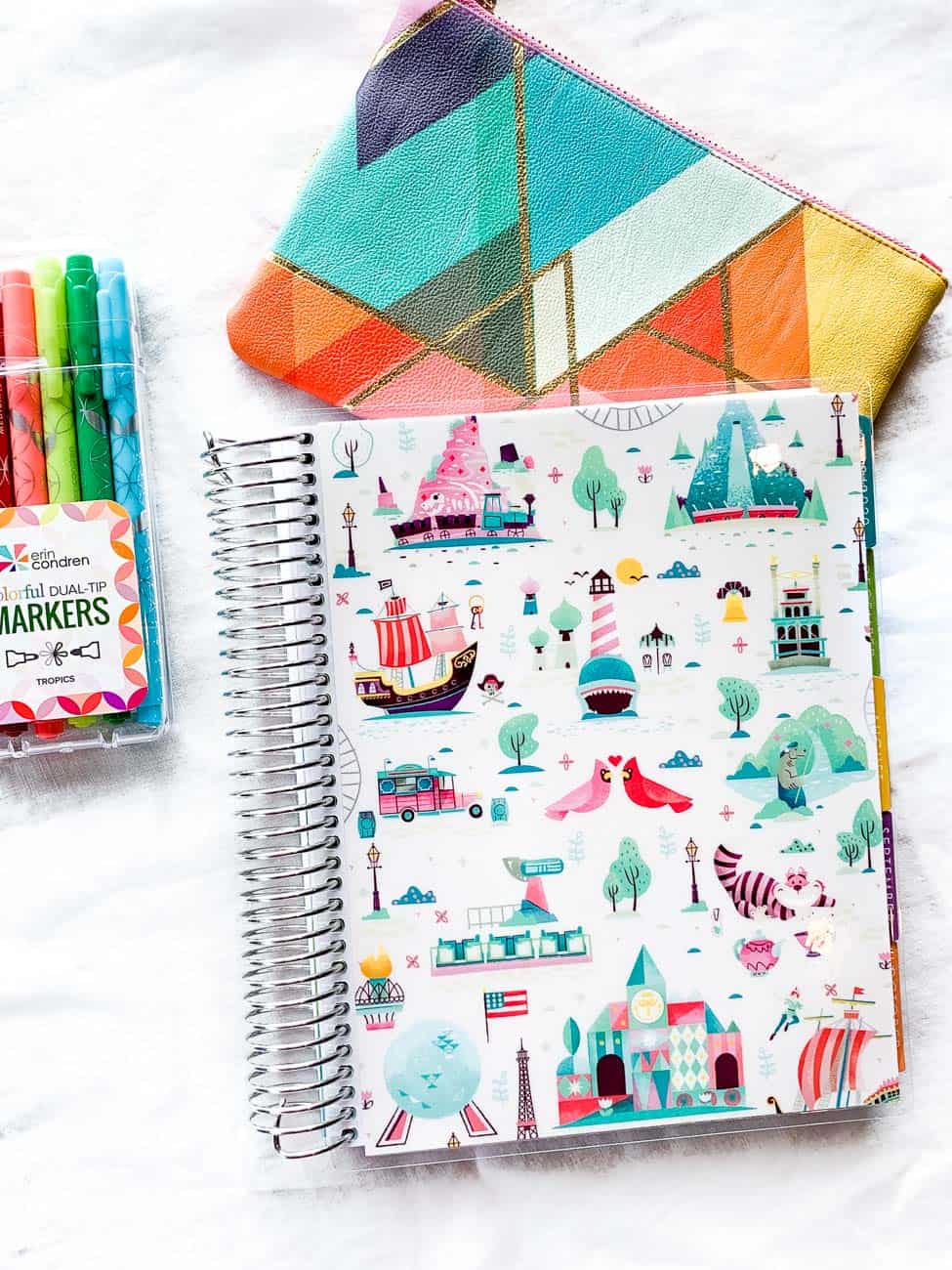 Erin Condren Deluxe Monthly Planner ways to use a monthly planner