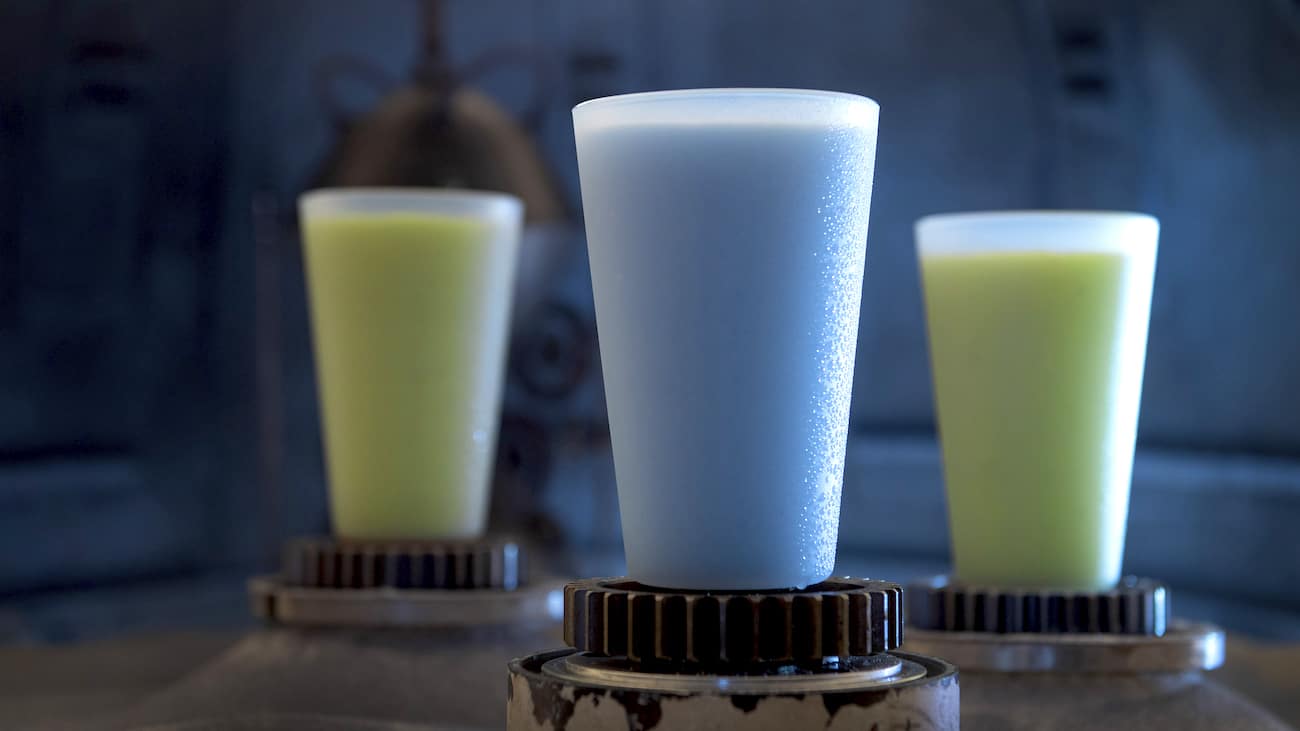 Blue Milk at Star Wars galaxy's edge