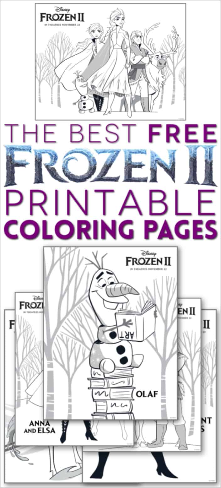 Free Frozen 2 Coloring Pages Print Them All Now