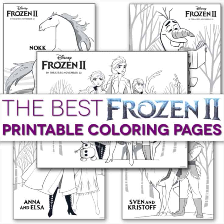Free Frozen 2 Coloring Pages: Print Them All Now!