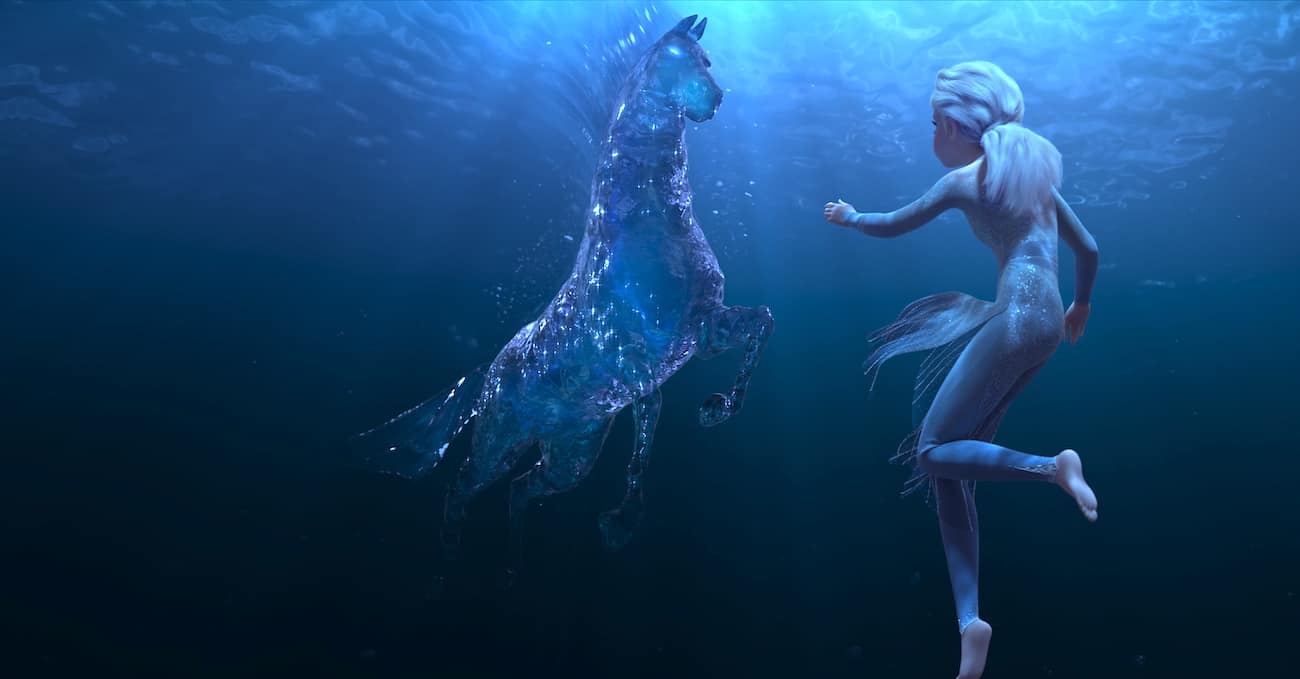 Frozen 2 water horse with Elsa