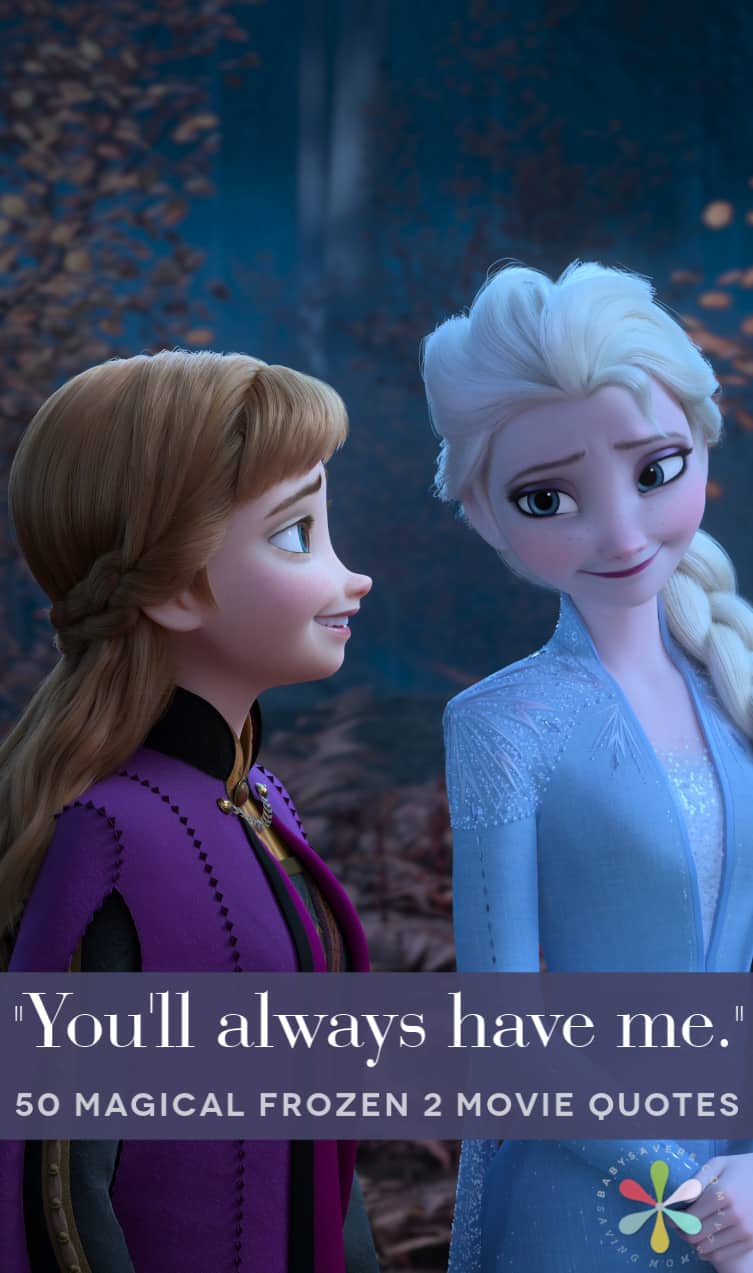 Anna and Elsa in Frozen 2