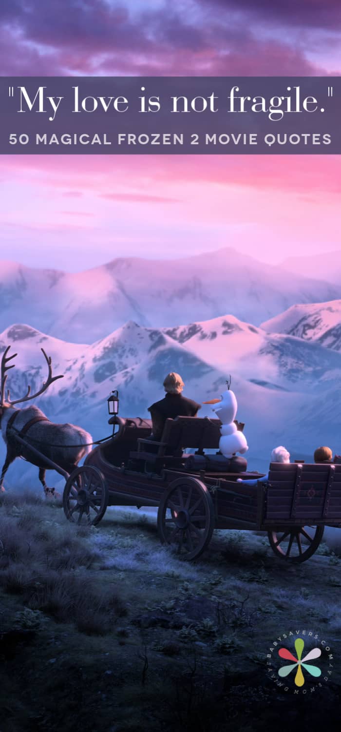 Frozen 2 scene with Kristoff Sven Elsa Olaf and Anna