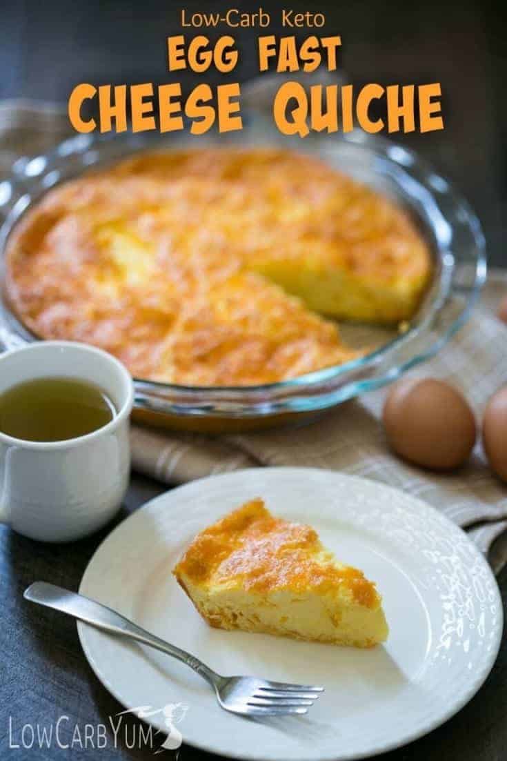 crustless cheddar cheese quiche