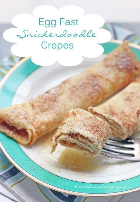 egg fast crepes snickerdoodle