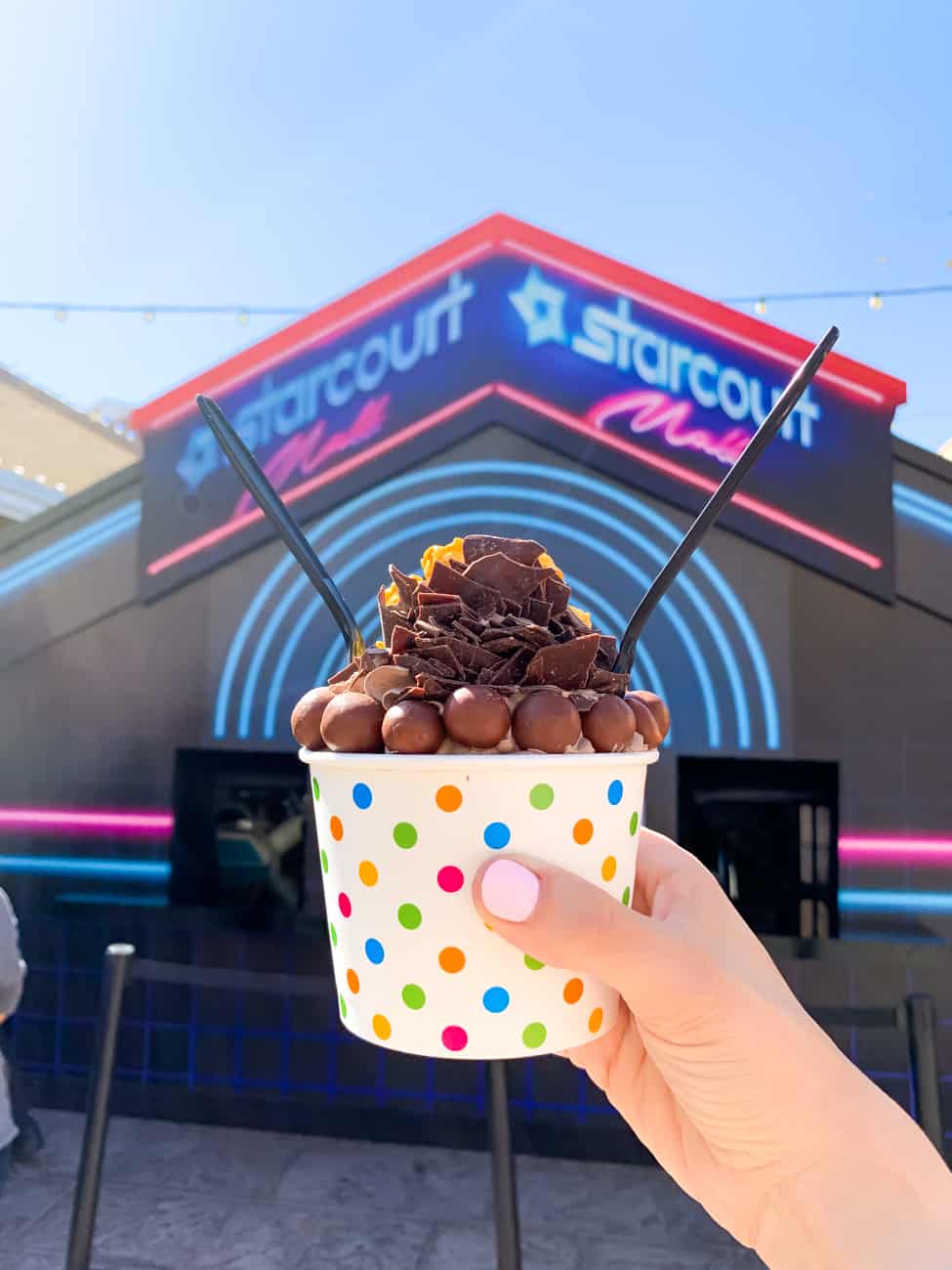 Universal studios scoops ahoy ice cream treat