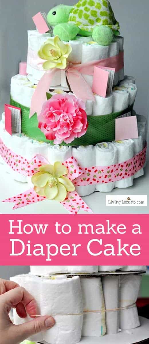 diaper cake tutorial