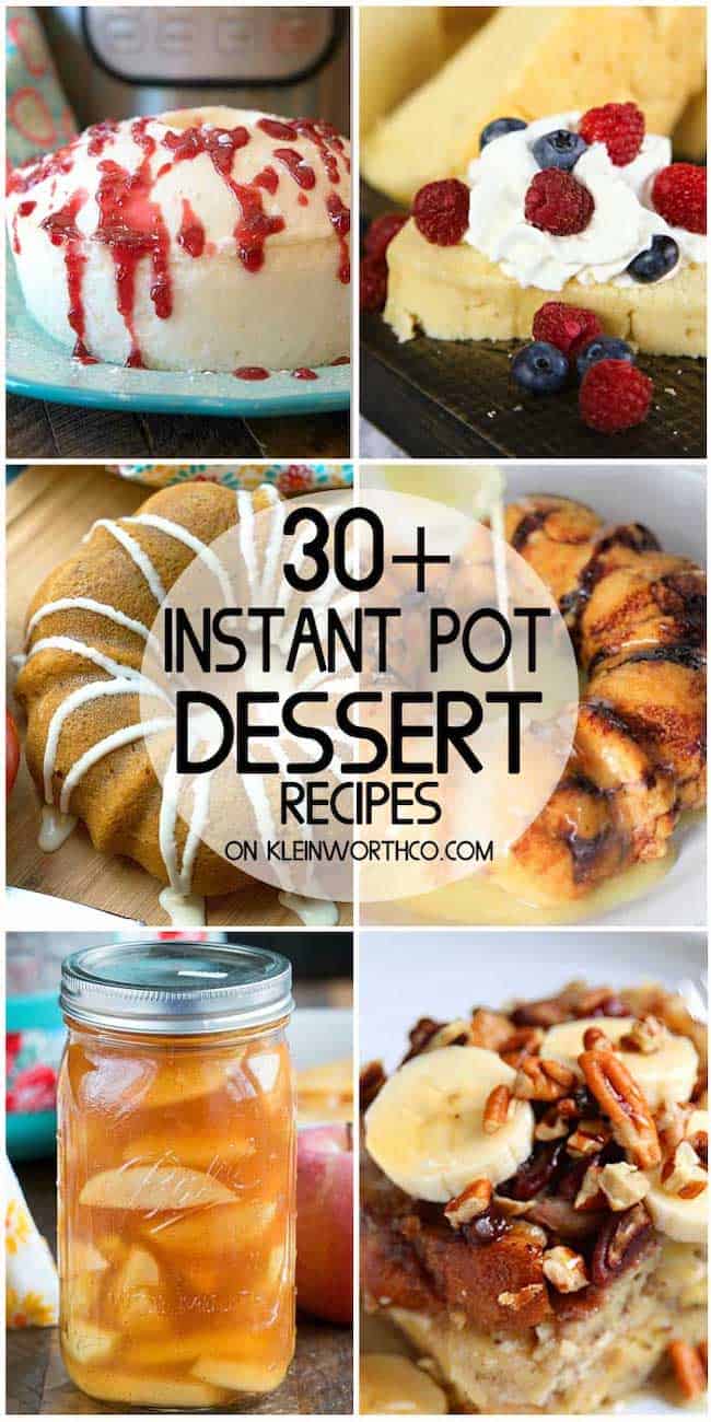 images of Instant Pot Desserts