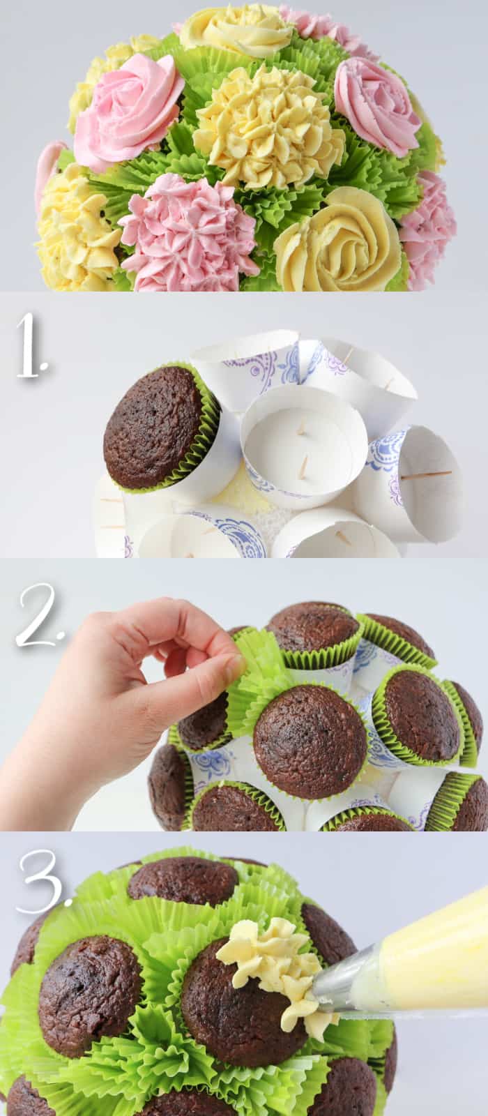 cupcake bouquet tutorial