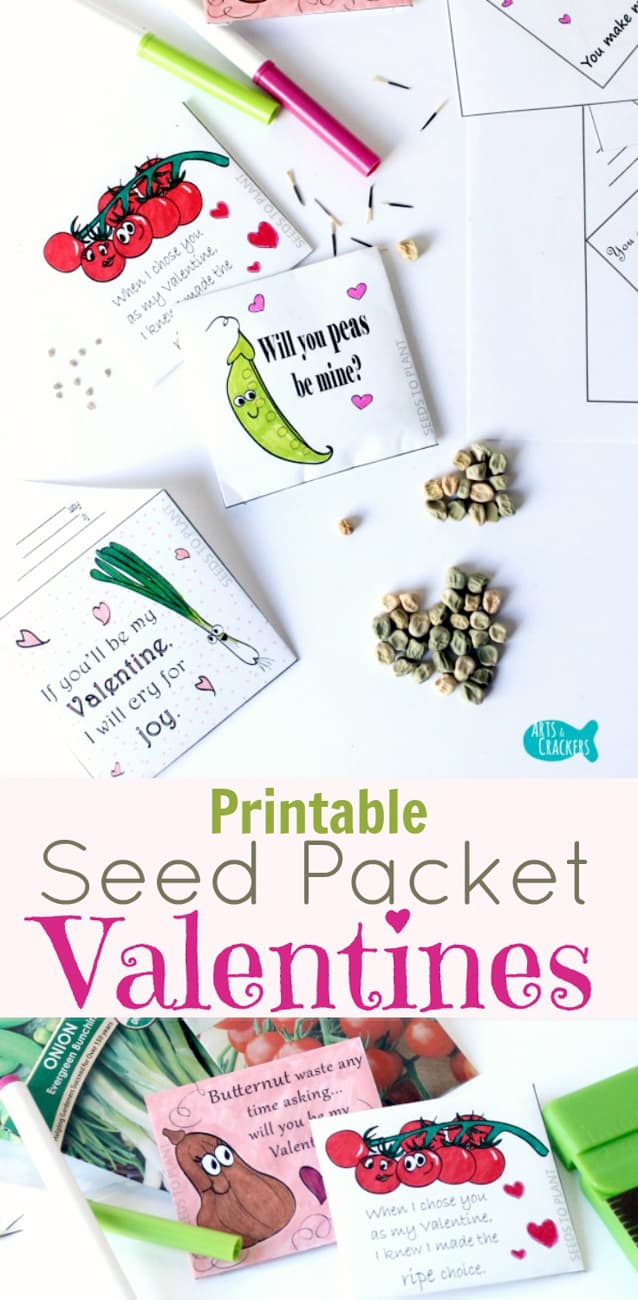 printable seed packet valentines