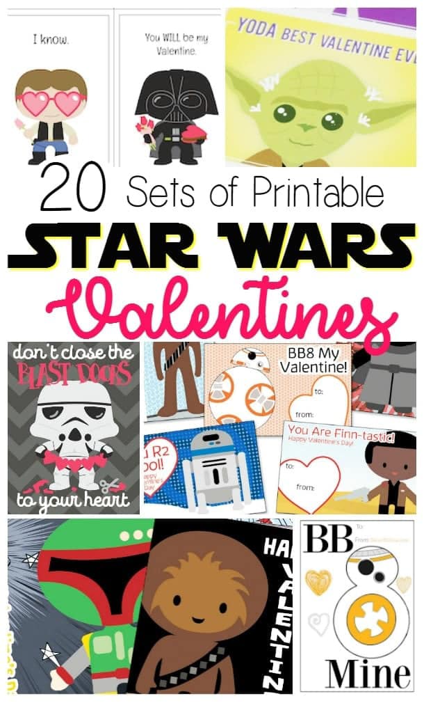 homemade star wars valentine printables