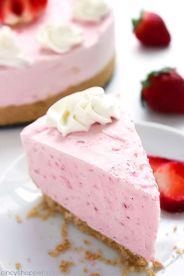 no bake strawberry cheesecake