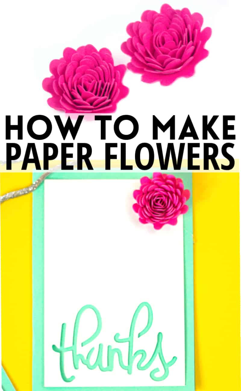 HOW TO MAKE PAPER FLOWERS
