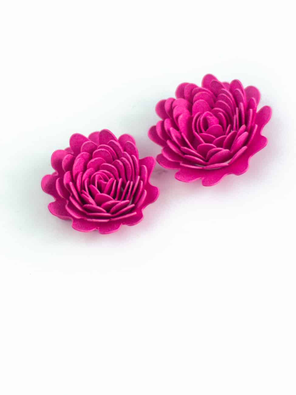 Free Rolled Paper Flower SVG With Fun Craft Tutorial.