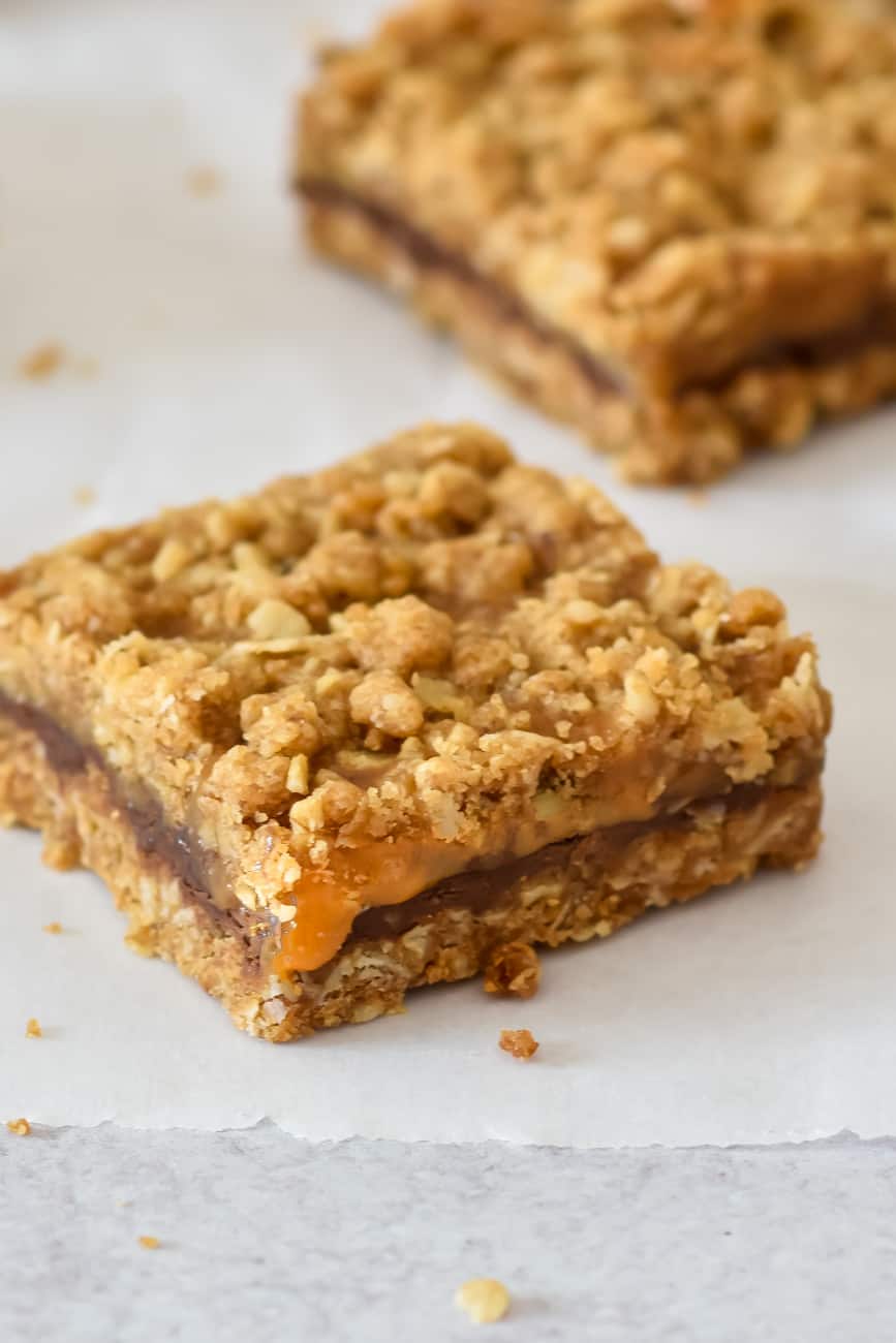 buttery salted caramel bars