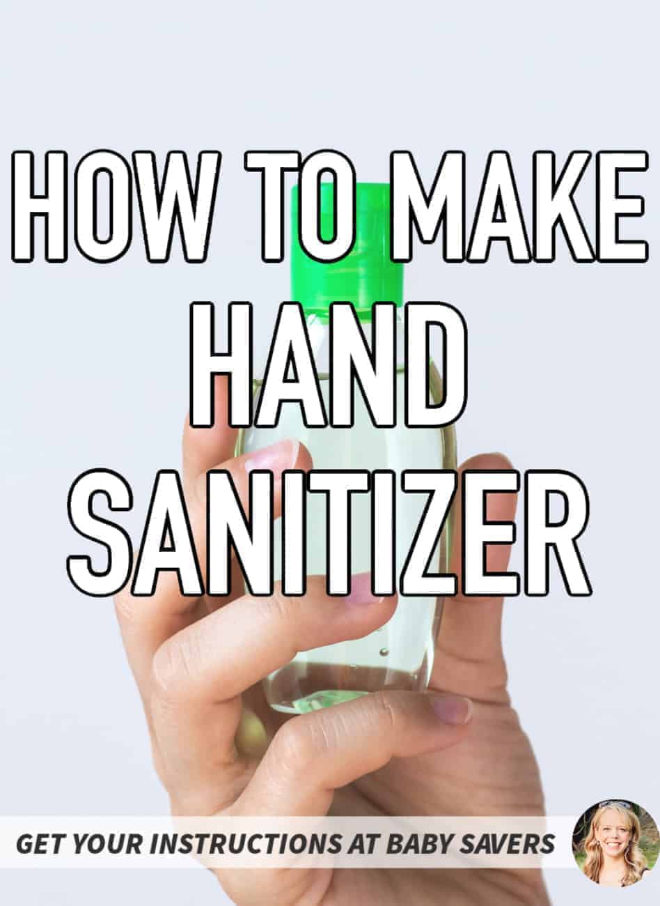 Homemade Hand Sanitizer DIY Purell