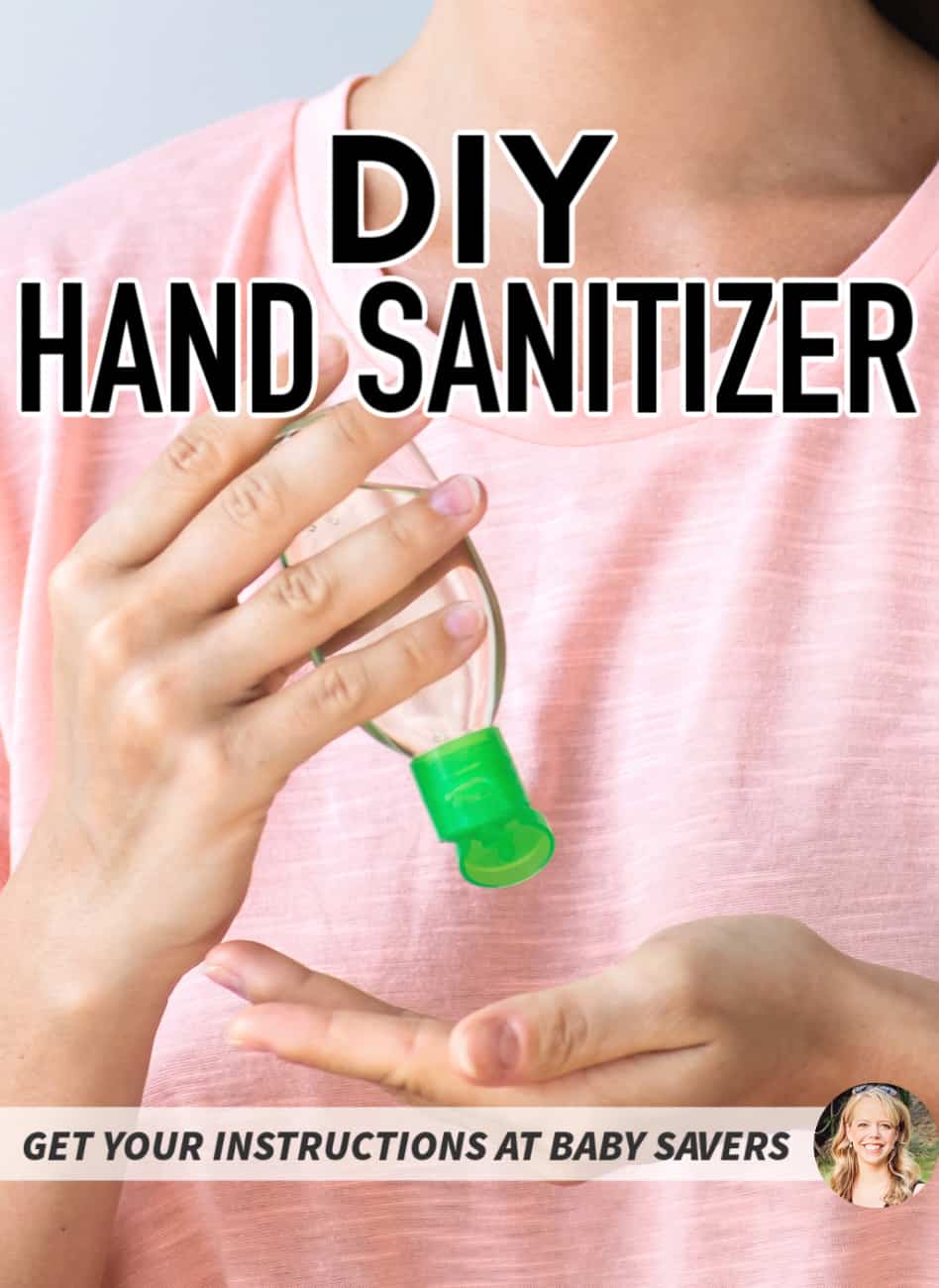 DIY HAND SANITIZER RECIPE PIN