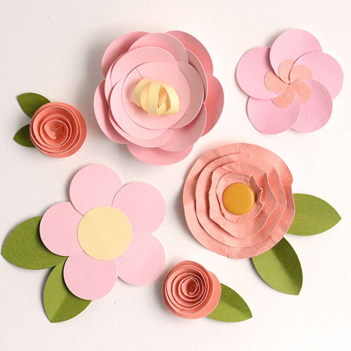 homemade paper flowers class