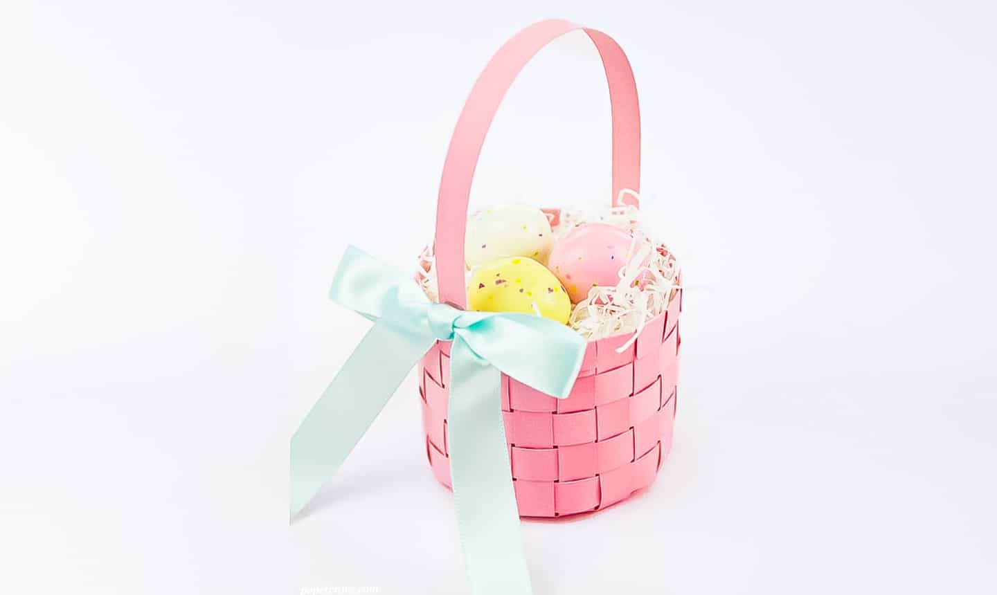 homemade woven easter basket for kids