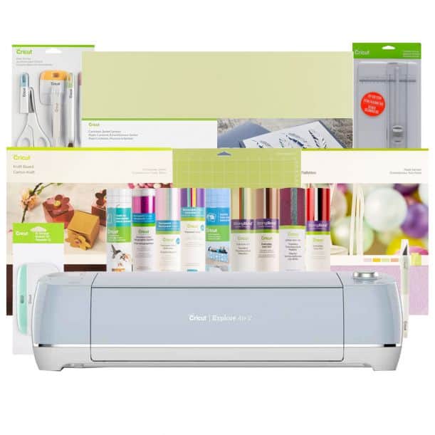 Explore Air 2 Everything Bundle with blue cutting machine
