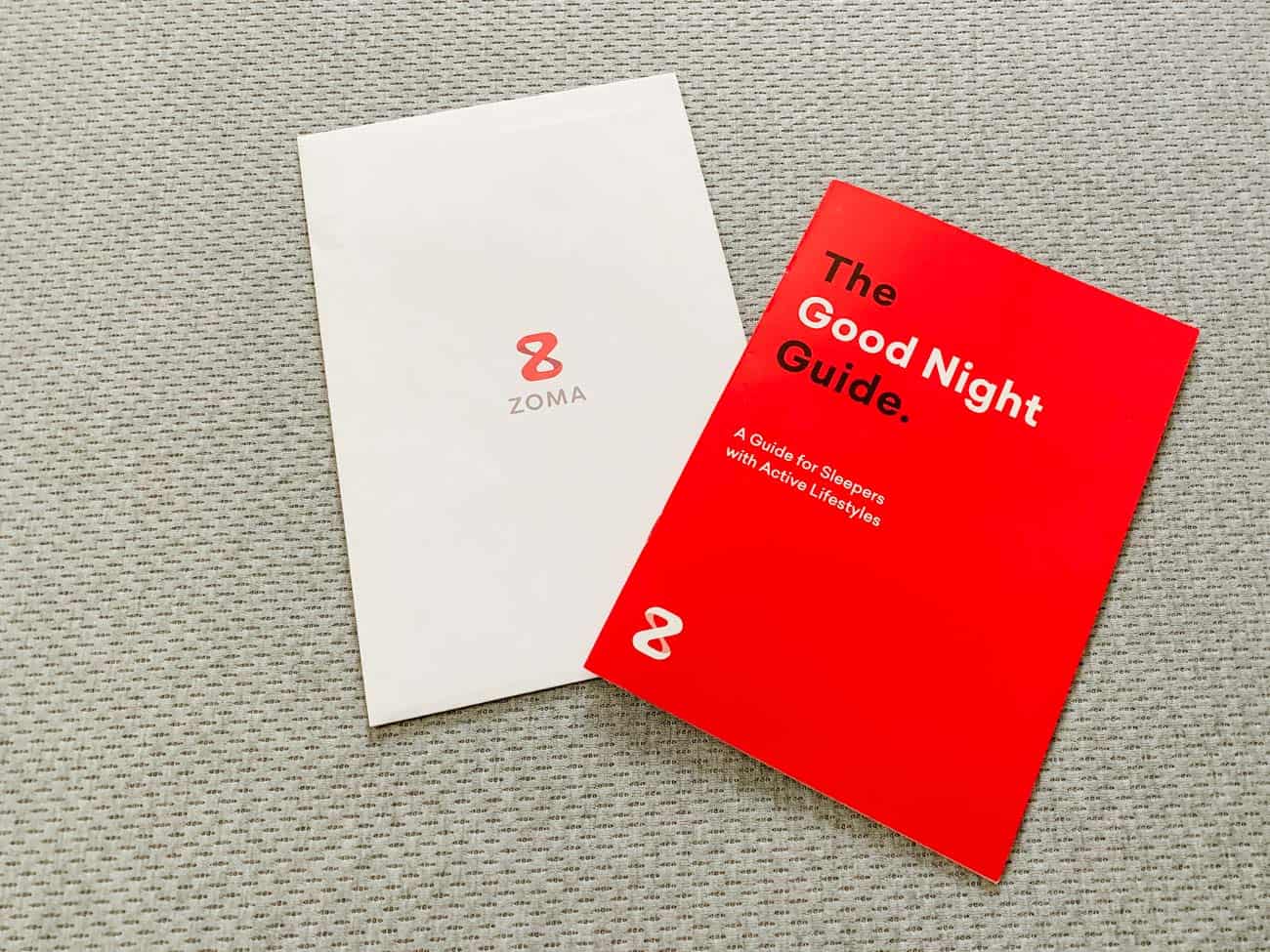 Zoma good sleep guide pamphlet on mattress