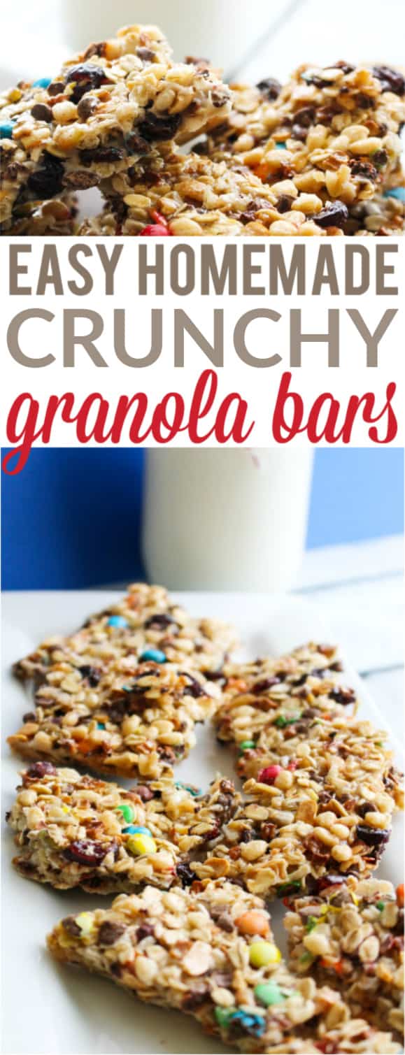 CRUNCHY GRANOLA BARS RECIPE 