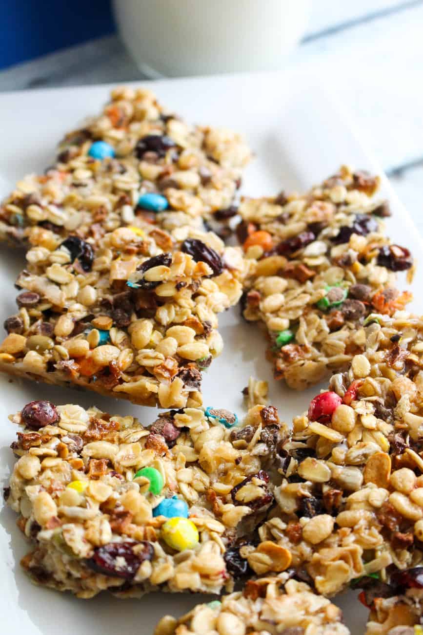 easy homemade crunchy granola bars 