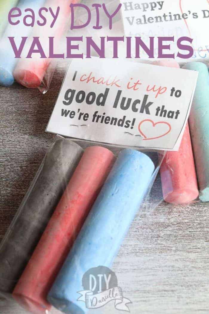 printable valentines with sidewalk chalk