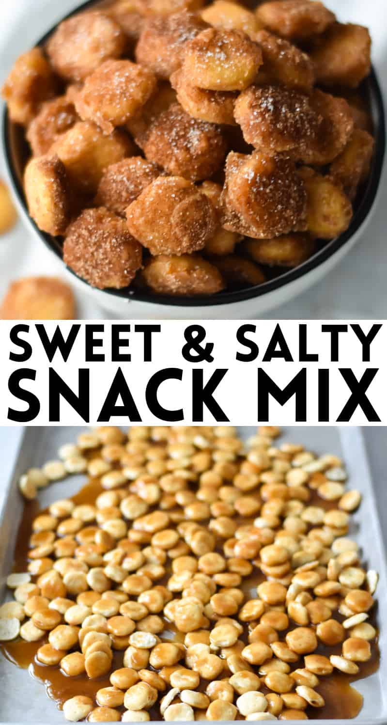 Oyster Cracker Snack Recipe Sweet & Salty Churro "Snack Crack"