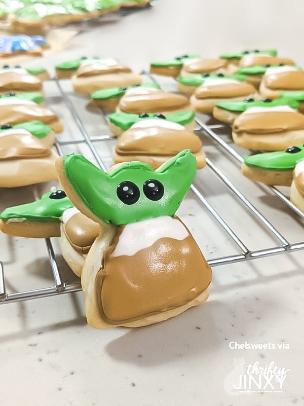 Baby Yoda cookies