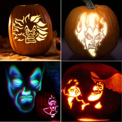 Disney villain pumpkin stencils