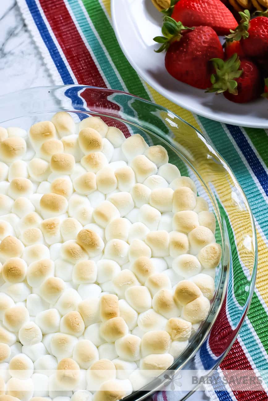 toasted marshmallow s'mores dip