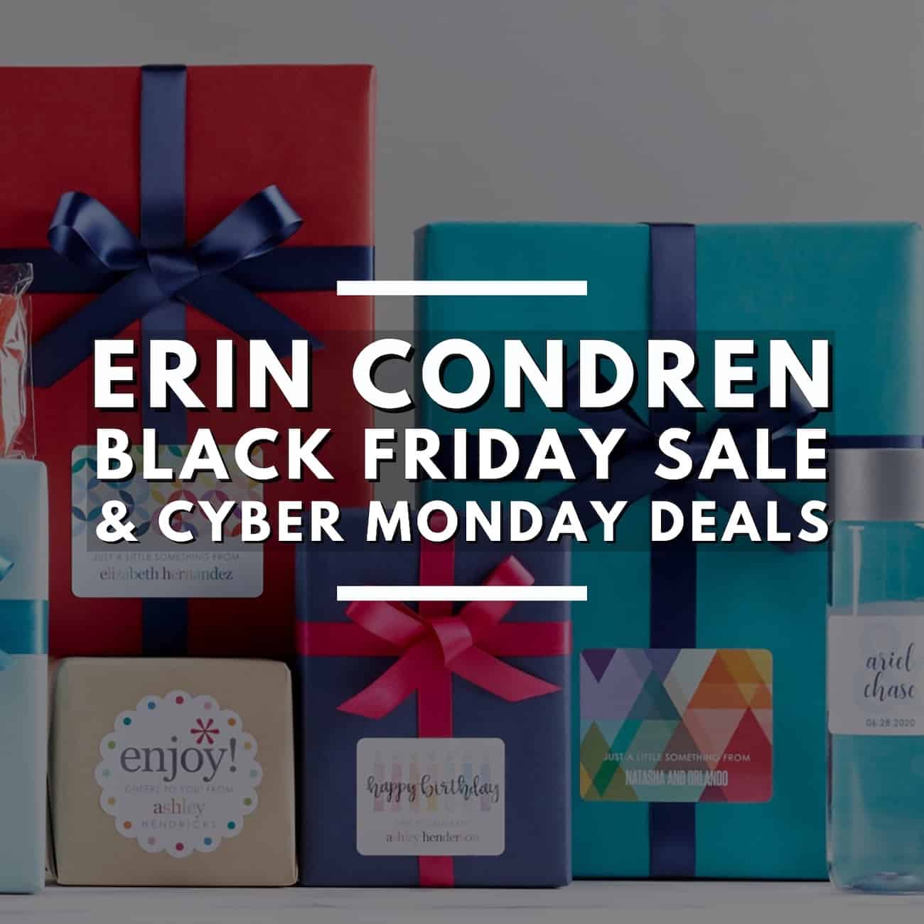 ERIN CONDREN BLACK FRIDAY SALE AND CYBER MONDAY DEALS GIFTS