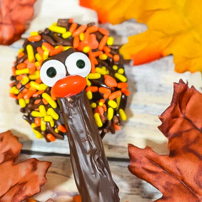 Turkey Pretzels - How to make a Fun Thanksgiving Treat