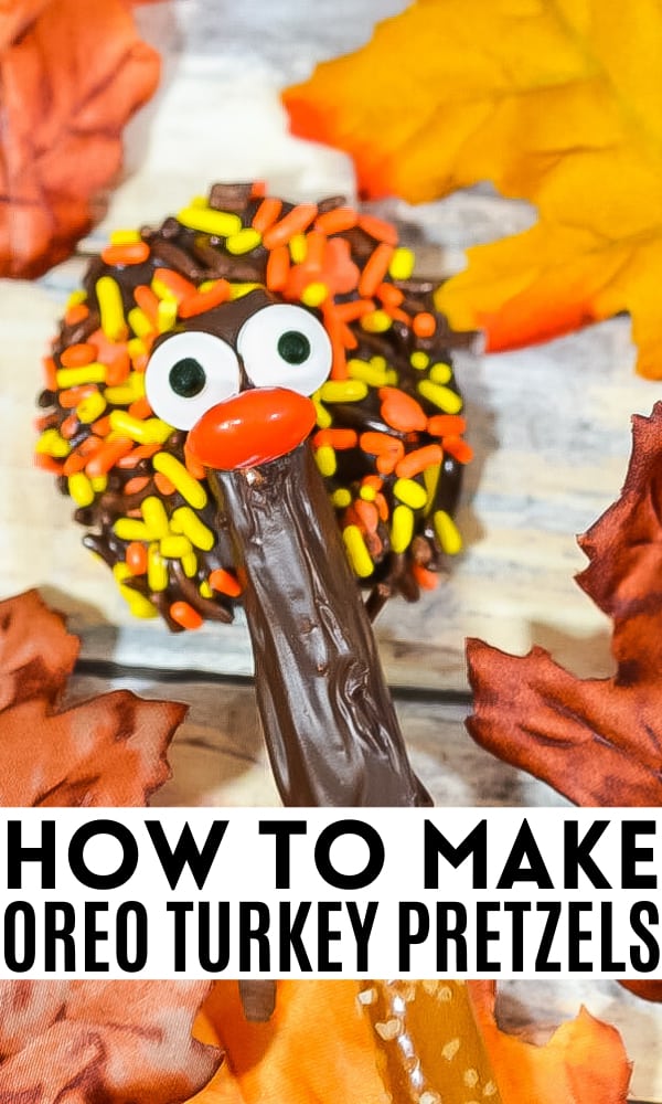 Turkey Pretzels - How to make a Fun Thanksgiving Treat